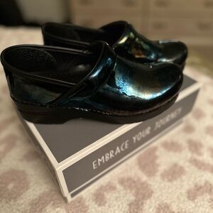Dansko Iridescent Clogs